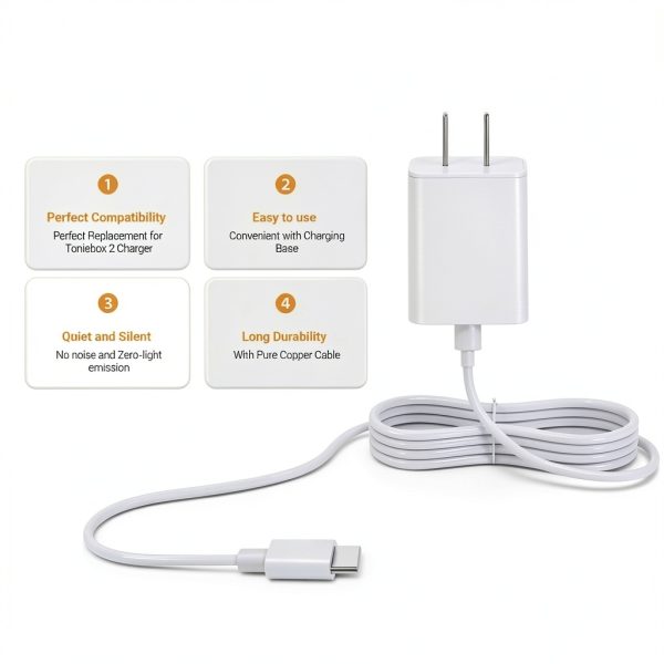 Toniebox 2 Charger Replacement Czepa 30W USB-C Quiet-1