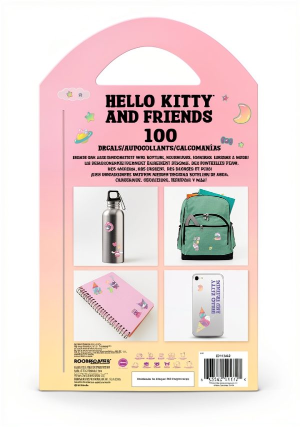Trends International Hello Kitty Stickers Water Resistant-8