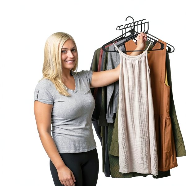 Plastic Hangers Sharpty Durable Slim Design-4