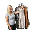 Sharpty Plastic Hangers Durable Space Saving Closet-3
