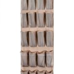 Amazon Basics Mesh Shoe Organizer Portable Grey-0