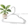 Utopia Home Plastic Hangers Durable Space Saving Closet-1