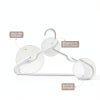 Utopia Home Plastic Hangers Durable Space Saving Closet-5