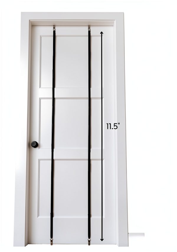 Jokari Over Door Hat Rack Silver Steel No Assembly-4