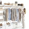 Utopia Home Plastic Hangers Durable Space Saving Closet-2