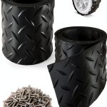 UTKFHT Rubber Tire Upgrade Kit Electric Ride On Car Wheels-0