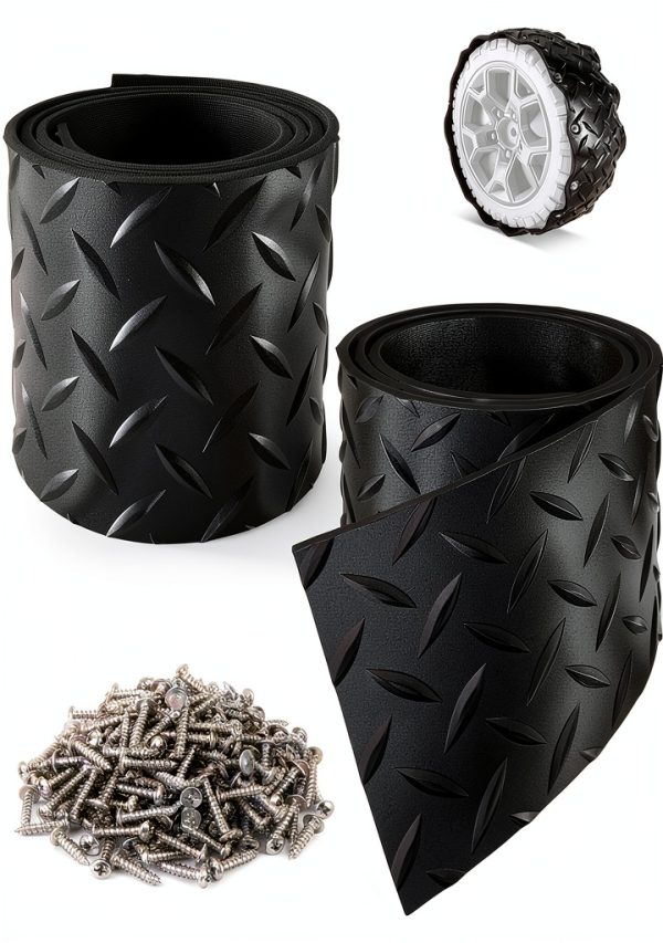UTKFHT Rubber Tire Upgrade Kit Electric Ride On Car Wheels-0