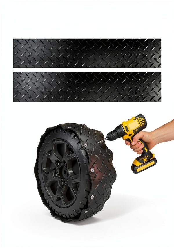UTKFHT Rubber Tire Upgrade Kit Electric Ride On Car Wheels-6