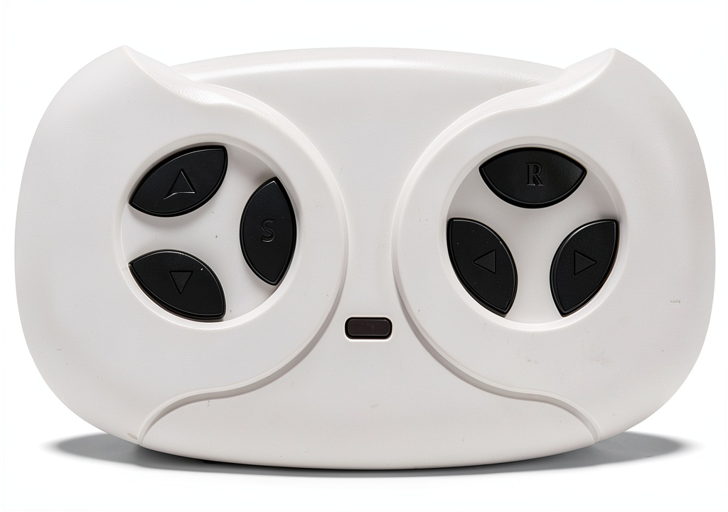 WELLYE JR1602 remote control shown with toy car