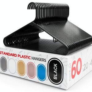 Sharpty Plastic Hangers Durable Space Saving Closet-0