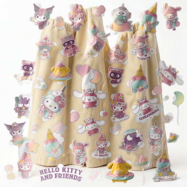 Trends International Hello Kitty Stickers Water Resistant-5