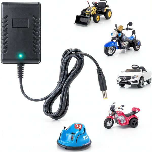Kids Ride On Car Battery Charger venshun 6V Charger-0