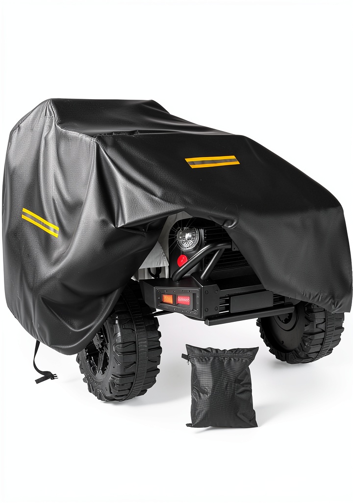 SRIMMIT Kids Car Cover on a kids' electric ride-on