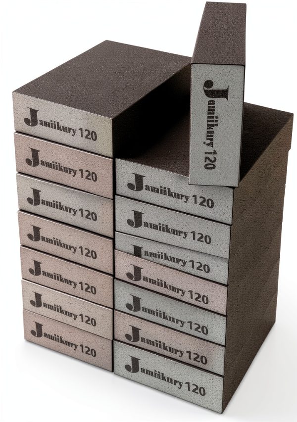 120 Grit Sanding Blocks Jamiikury Sponge Washable Reusable 16pcs-0