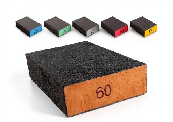 Sanding Sponge Pack WokHok – Grit (60/80/120/180/220) Reusable Block-1