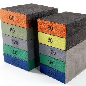 Sanding Sponge Pack WokHok – Grit (60/80/120/180/220) Reusable Block-0
