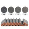 WORKPRO Sanding Sponge, 8 Pack Wet and Dry Dual-use Sanding Block, 60/80/120/220 Grit Assortment, Reusable Sandpaper Block for Wood, Metal, and Drywall-2